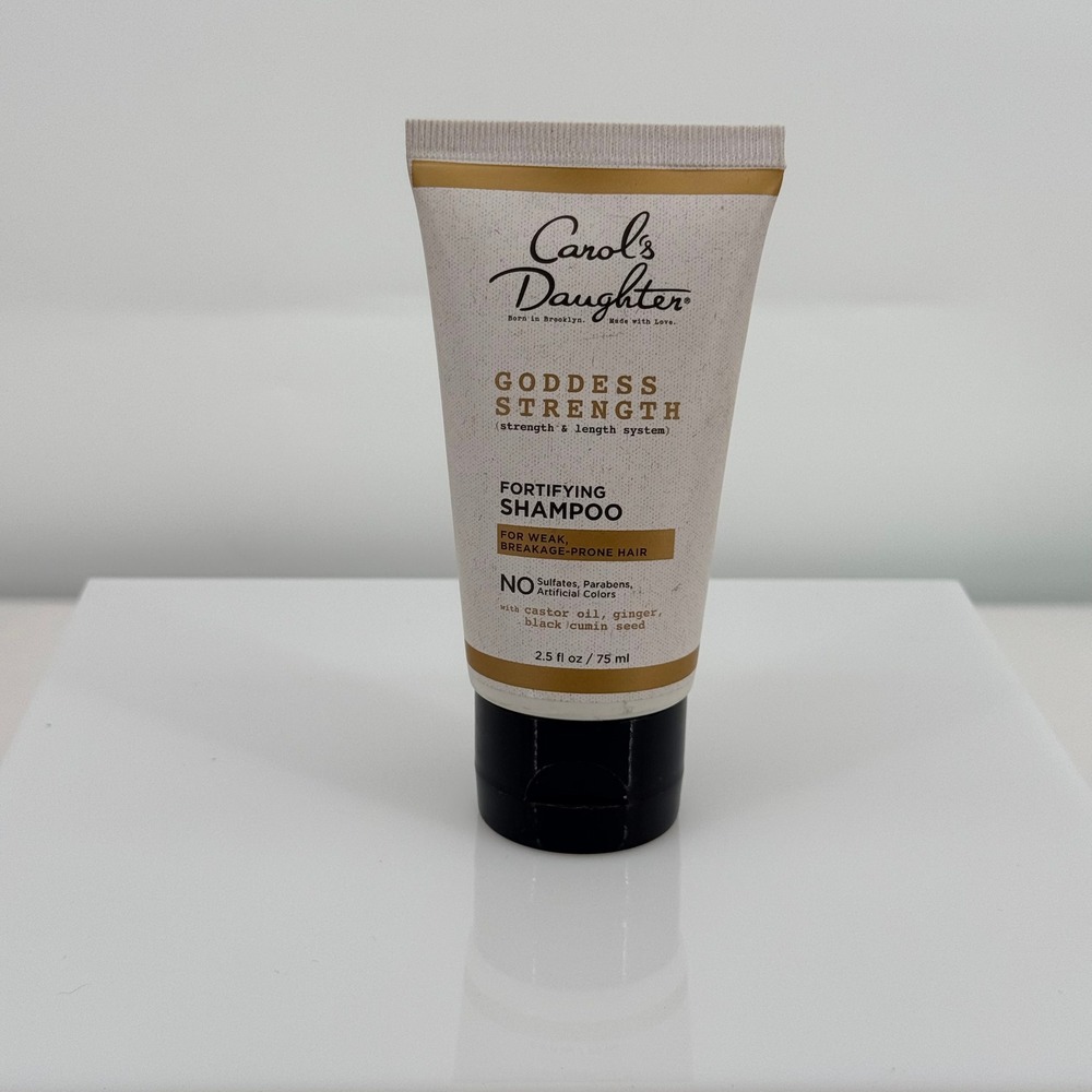 Carols Daughter Goddess Strength Fortifying Shampoo 2.5oz Travel Size Castor Oil